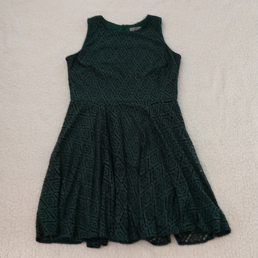 Danny & Nicole Sleeveless Fit and Flare Lace Dress Size 12